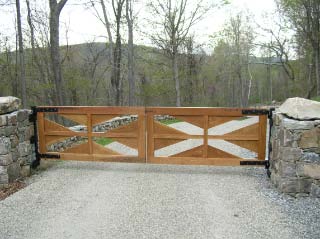 Entry gates custom built by MarkTrotta